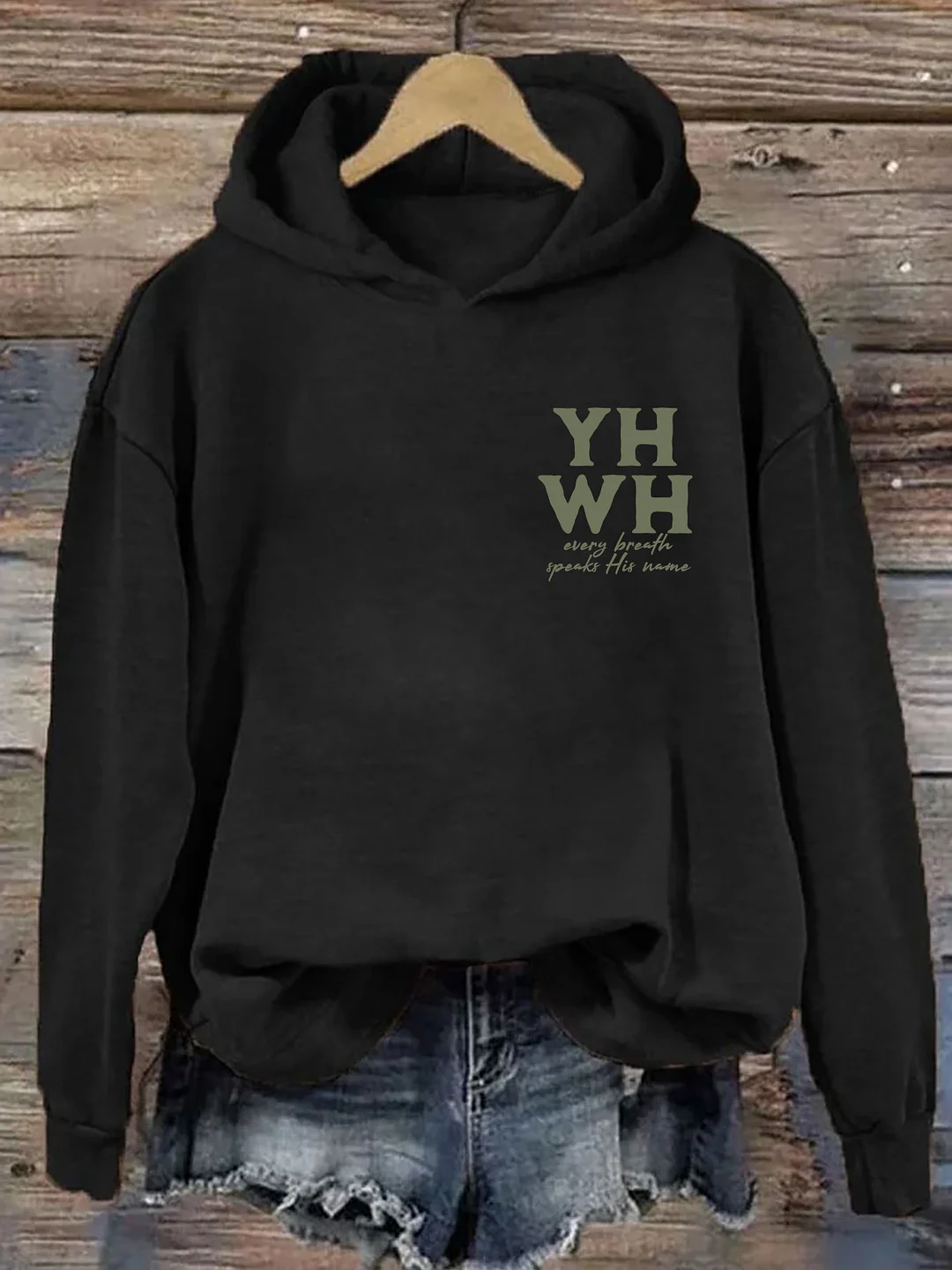 Yhwh Lungs Christian Hoodie