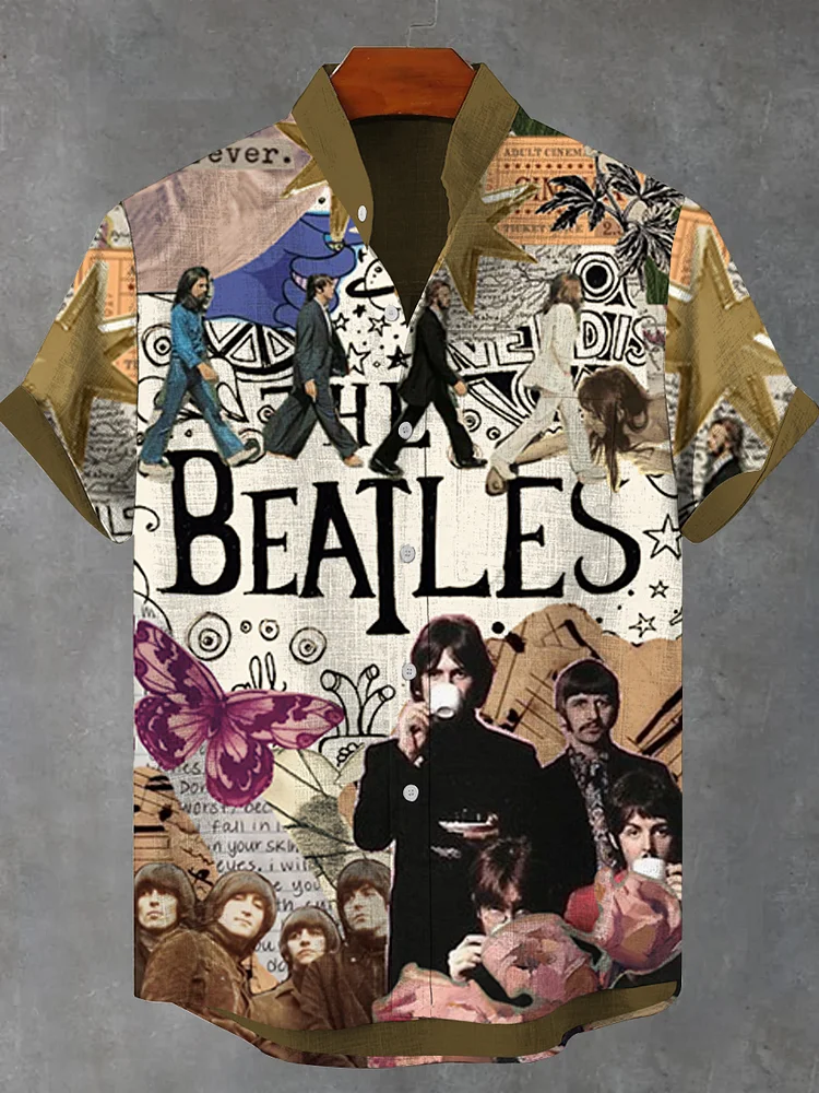 Teecade Teecade The Beatles Art Print Shirt