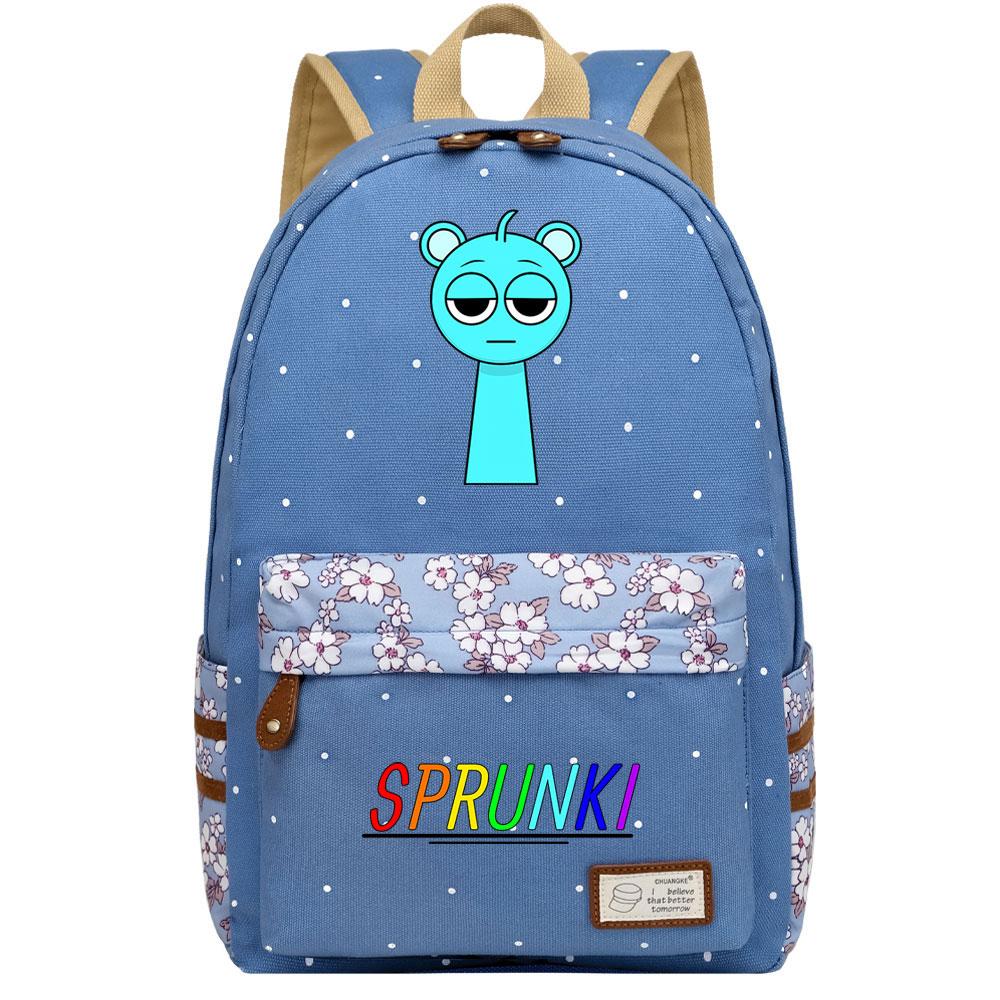 Mayoulove Sprunki Backpack Lightweight Design with Multi-Pocket Storage for School Adventures-Mayoulove
