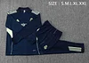 2025/2026 Real Madrid Half-Pull Training Suit Cyan Football Shirt 1:1 Thai Quality
