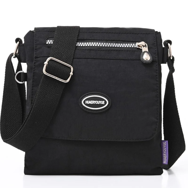 Women Nylon Handbags Crossbody Bag Waterproof Cloth Travel Purse Shoulder Bag