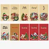 (US Local)DIY Diamond Art Greeting Cards Congratulations Cards & Gifts (10pcs Christmas)