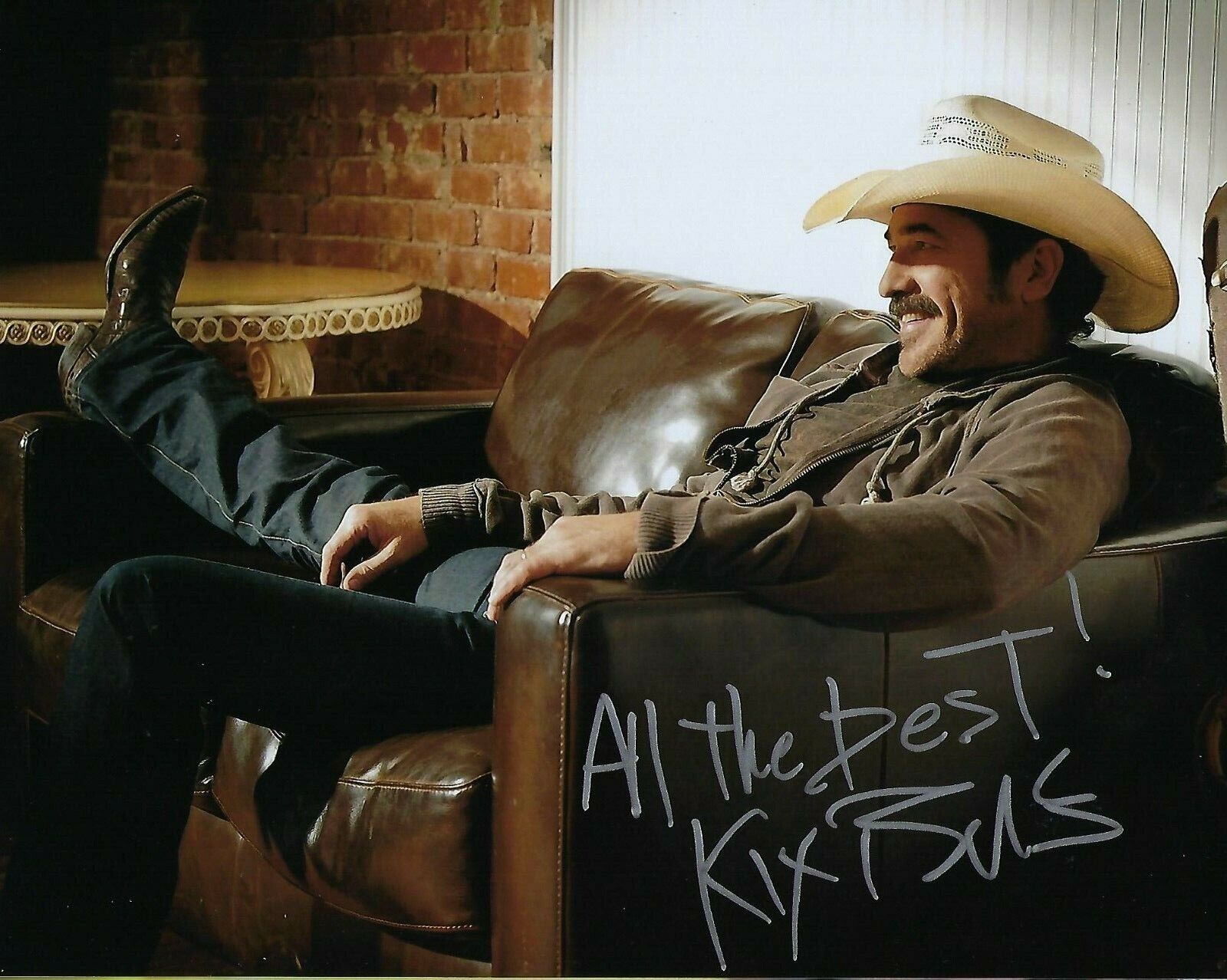 GFA Brooks & Dunn Band * KIX BROOKS * Signed 8x10 Photo Poster painting L4 COA