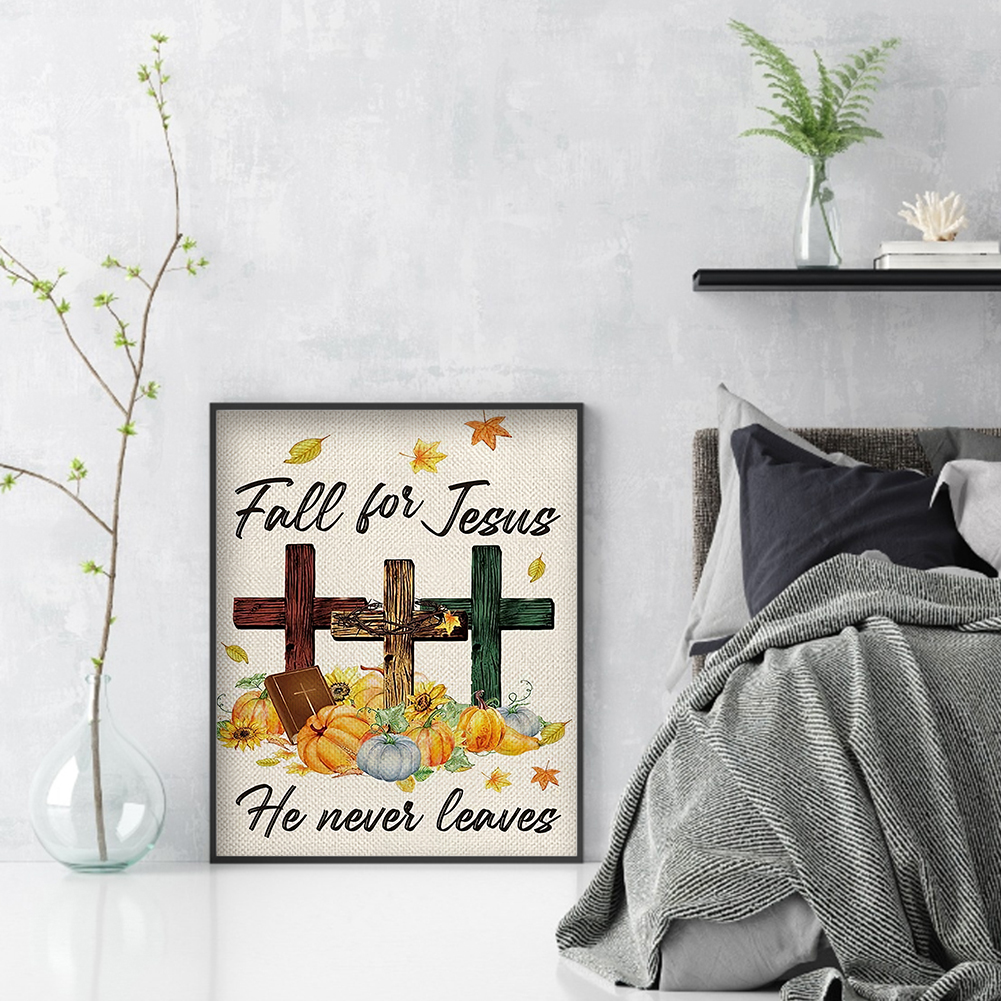 

(Multi-Size) Cross - Round/Square Drill Diamond Painting - 30*40CM, Square diamond 30*40cm, 501 Original