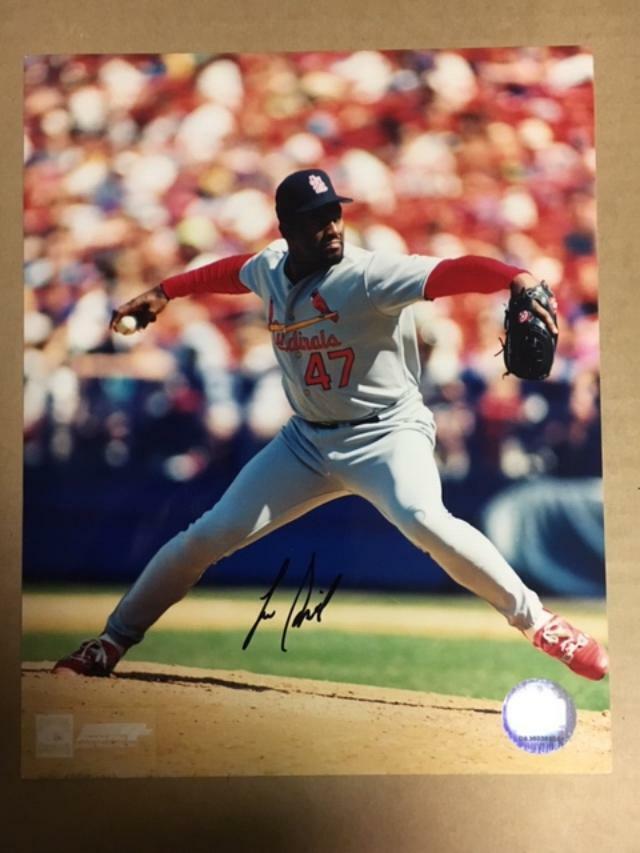 Lee Smith HOF Boldly Signed 8x10 Photo Poster painting MLB Certified Decal