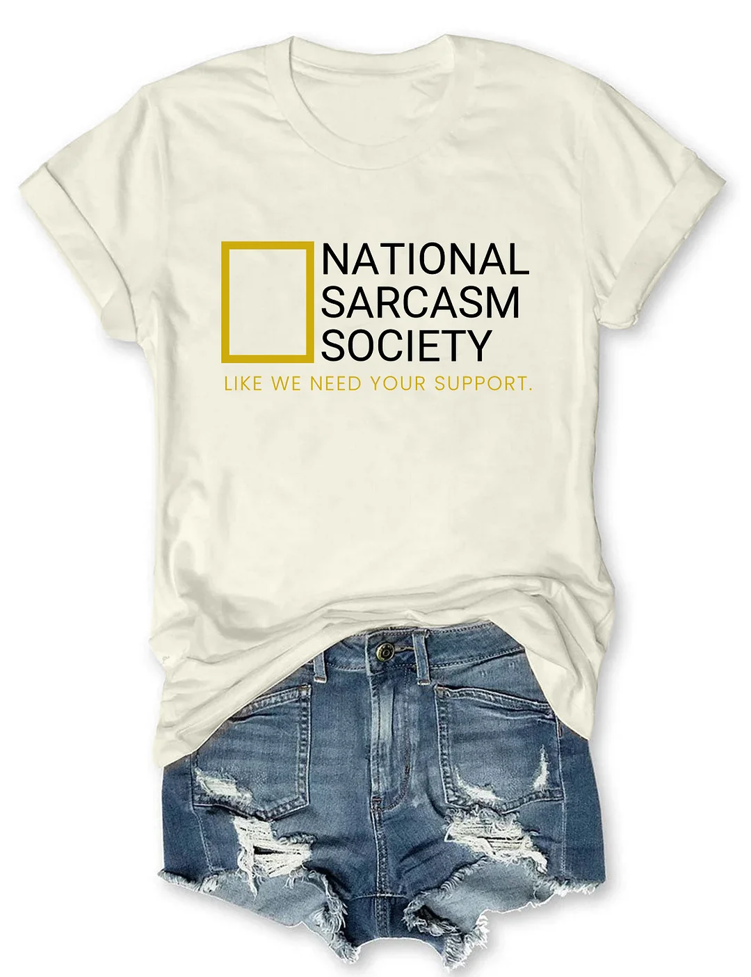 National Sarcasm Society Premium T-shirt