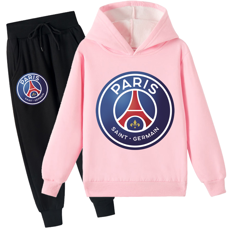 Mayoulove Cristiano Ronaldo Fleece Sweatshirt Set for Kids - Boys  Girls Sportswear, Trendy  Comfortable Outfit-Mayoulove