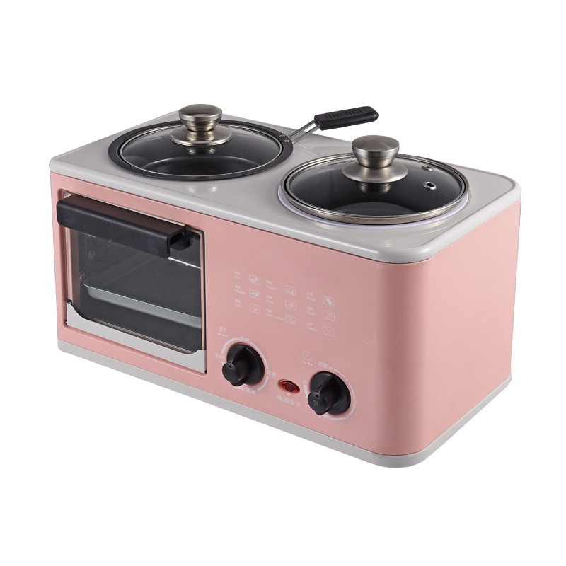 四合一早餐机多士炉电烤箱 烤吐司面包小型三明治机电烤箱-Digicat 猫电澳洲