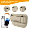 Car Seat  Organizer Leather Side Storage Box Car Seat Side Drink Phone Holder