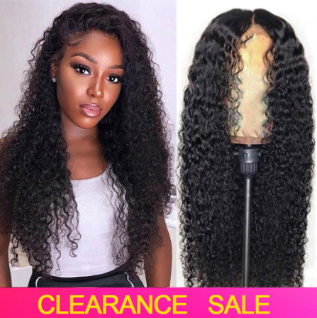 🔥Hair®| Pre plucked Curly Human Hair Wig Brazilian Remy