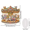 DIY Cats Carousel Diamond Painting Acrylic Desktop Ornaments
