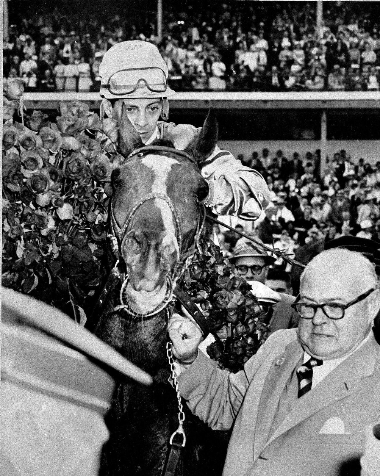 1964 Bill Hartack NORTHERN DANCER Kentucky Derby Horse Racing 8x10 Photo Poster painting Champ