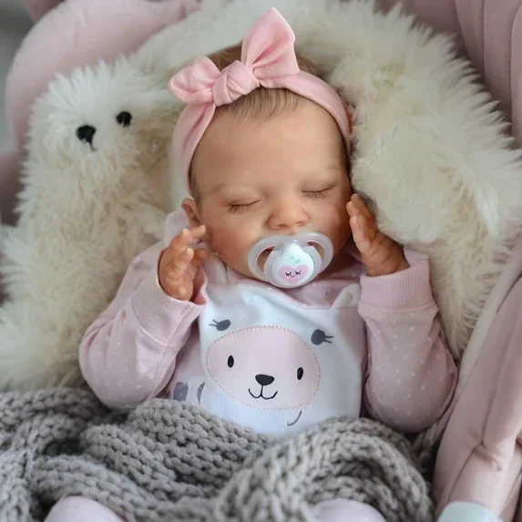 Rsgdolls 17-inch Lifelike Reborn Baby Dolls with Soft Body African American Realistic Girl Doll Handmade Real Life Baby Dolls with Clothes for Kids Age 3+：Realistic Reborn Baby Dolls By Rsgdolls®