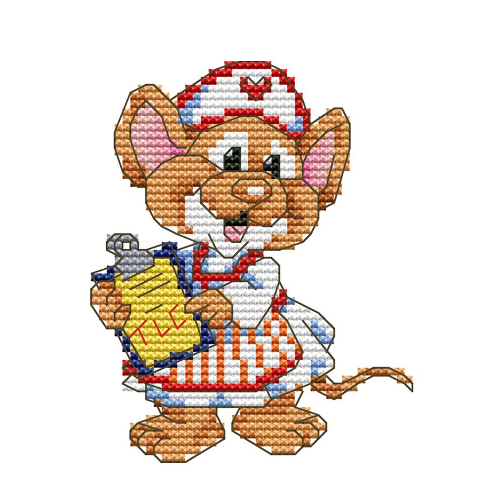 

Nurse - 14CT Stamped Cross Stitch - 14*13cm, 501 Original