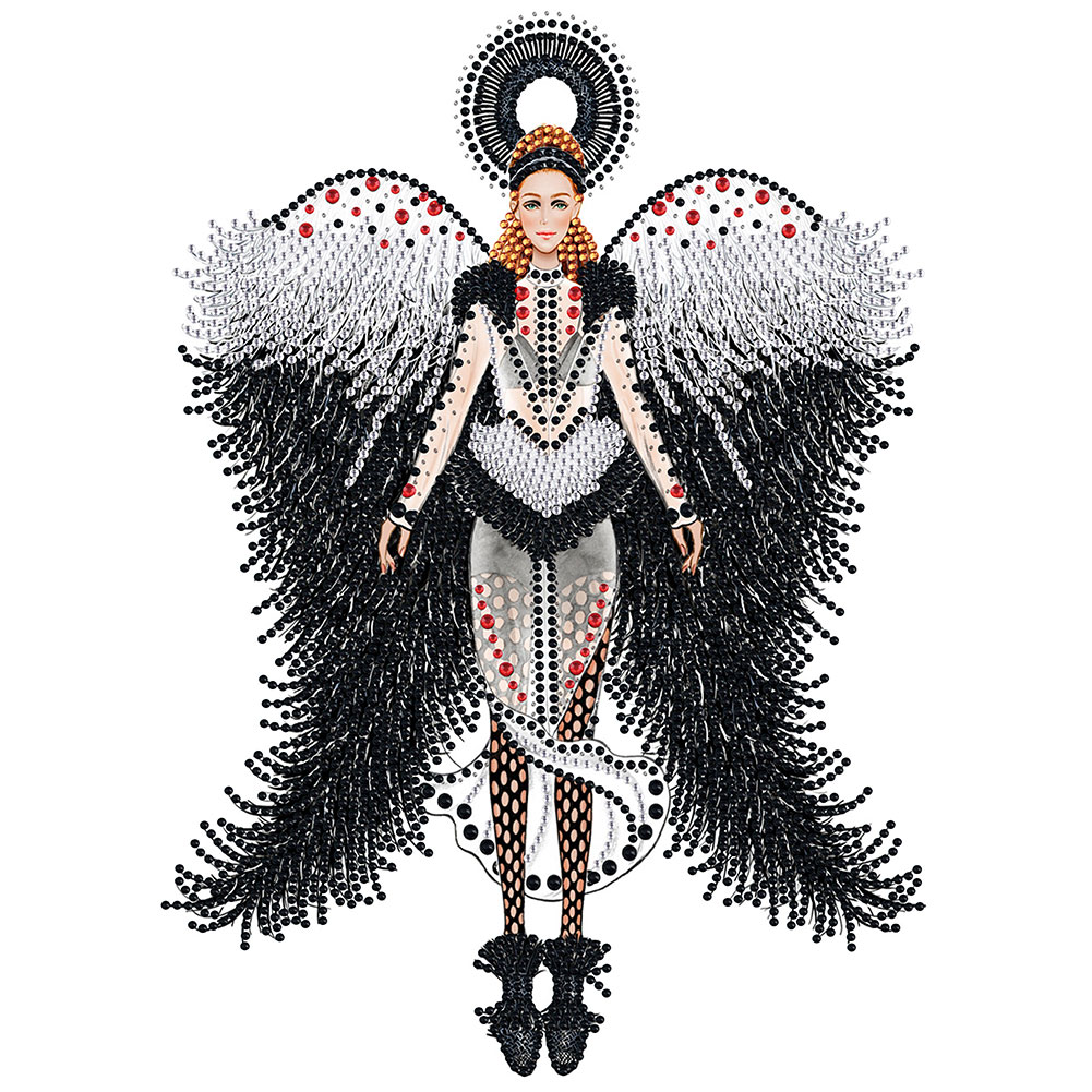 

Fashion Lady - Special Shaped Diamond Painting - 30*40CM, 501 Original