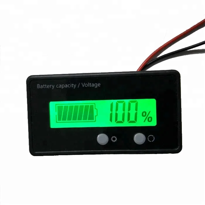 12V 24V 36V 48V Lead-acid Charging Indicator Battery Level Indicator Meter Gauge Capacity Voltage Level Indicator