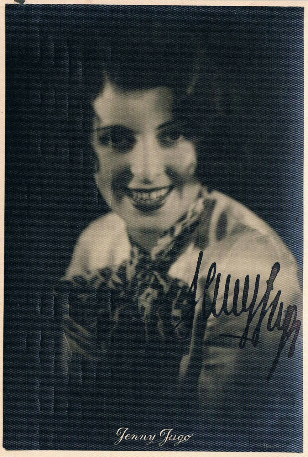 Jenny Jugo 1905-2001 autograph signed postcard Photo Poster painting 4x6