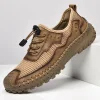Men's large size outdoor mesh breathable casual shoes