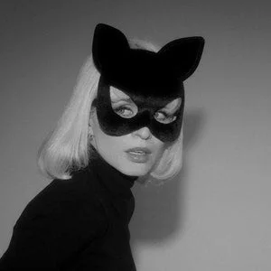 pornhint Pornhint Sexy Black Fetish Wear Cat Ears Mask - Handmade Item - Festival Outfit