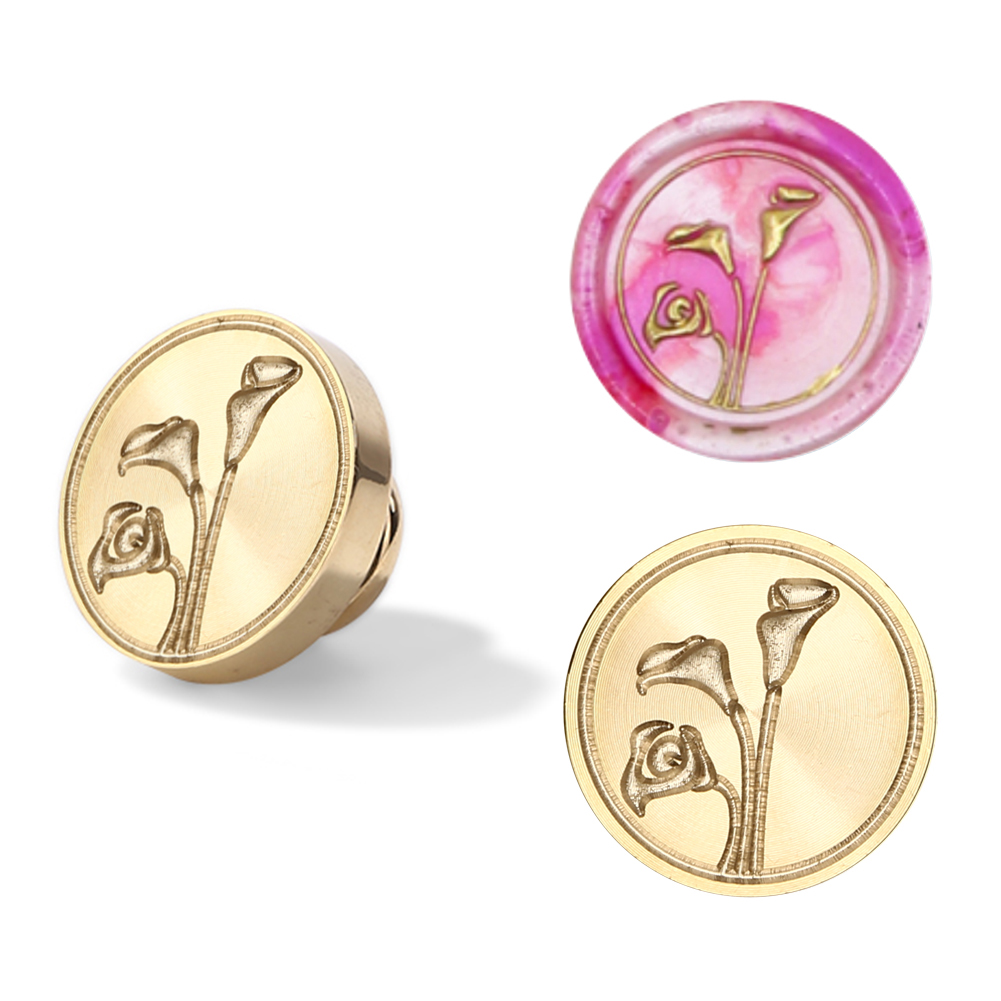 

25MM Calla Lily Sealing Wax Stamp Head, 501 Original