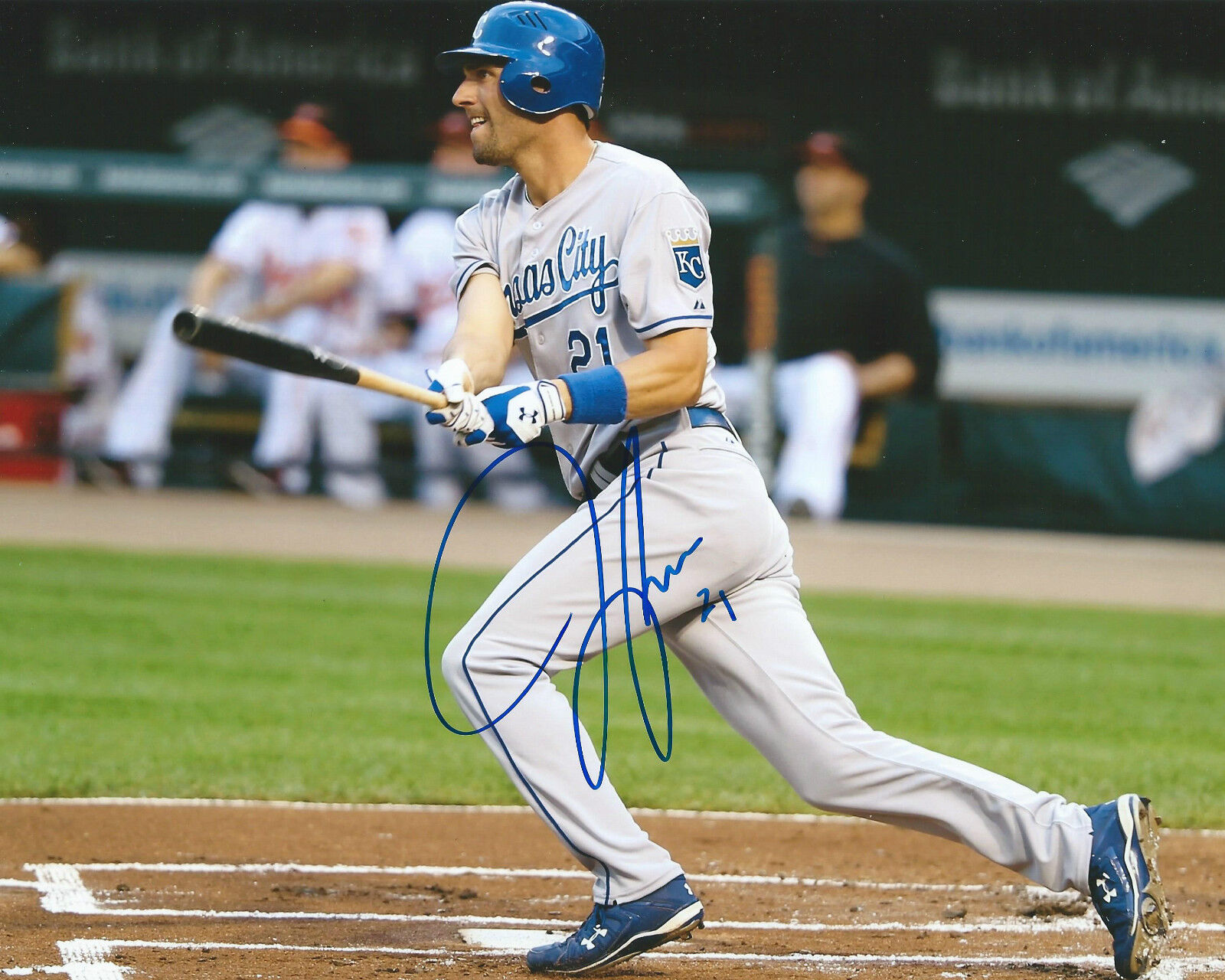 **GFA Kansas City Royals *JEFF FRANCOEUR* Signed 8x10 Photo Poster painting J2 COA**