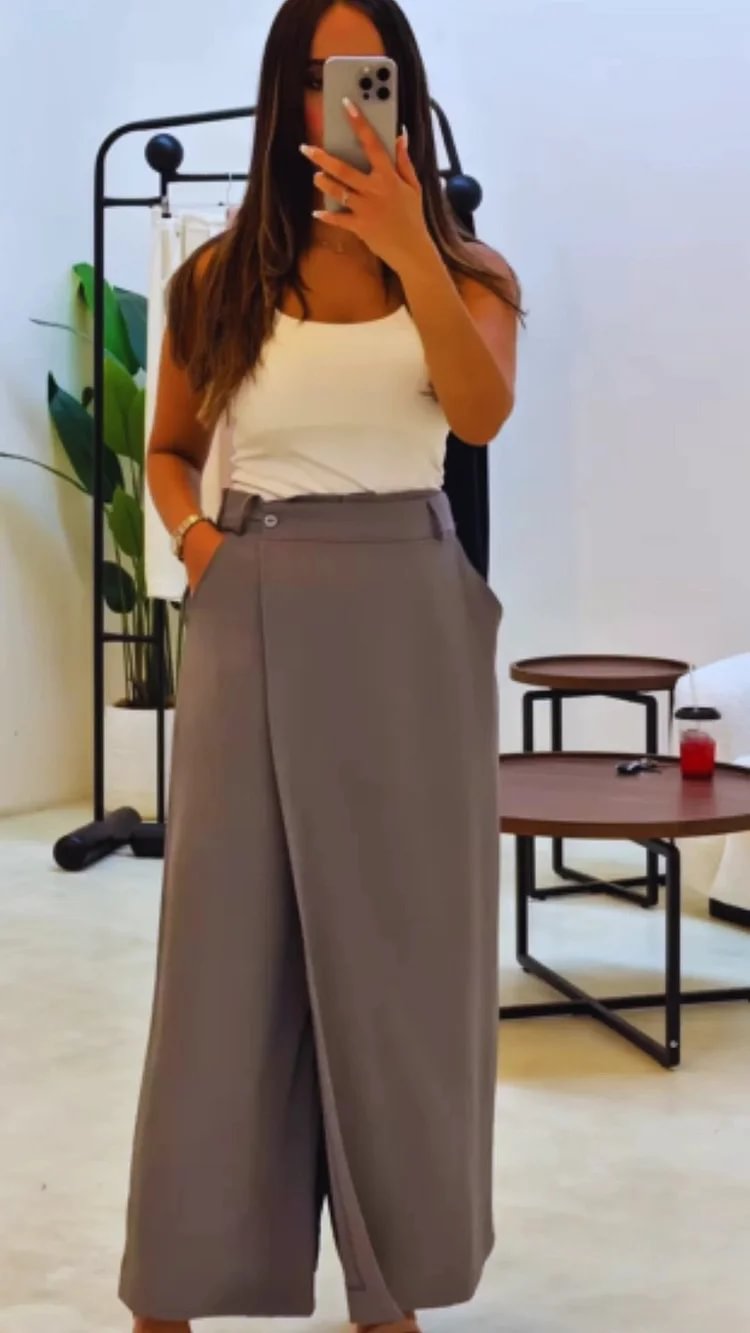 Versatile Premium Wide-Leg Pants
