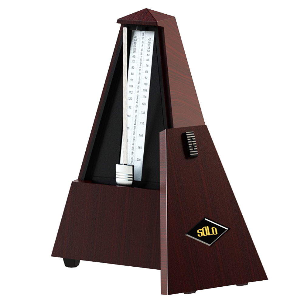 

SOLO Mechanical Metronome Vintage Tower Pendulum Rhythm (Redwood Color), 501 Original
