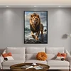 Lion-11CT Stamped Cross Stitch 40*70cm(Big Size)