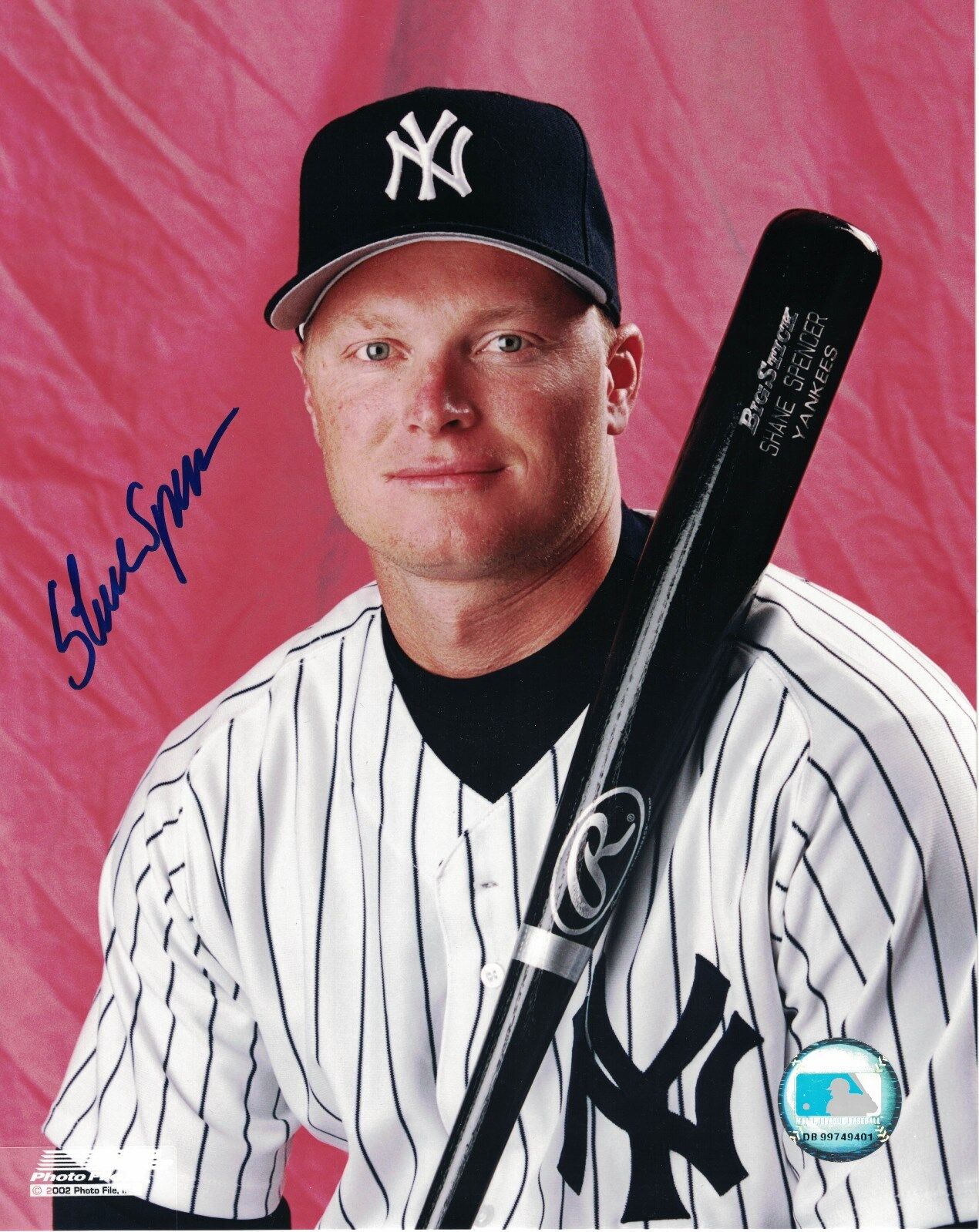 NY Yankees Shane Spencer Signed Autographed 8x10 Photo Poster painting