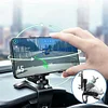Car Dashboard Phone Holder 360 Rotating Rearview Mirror Navigation Bracket