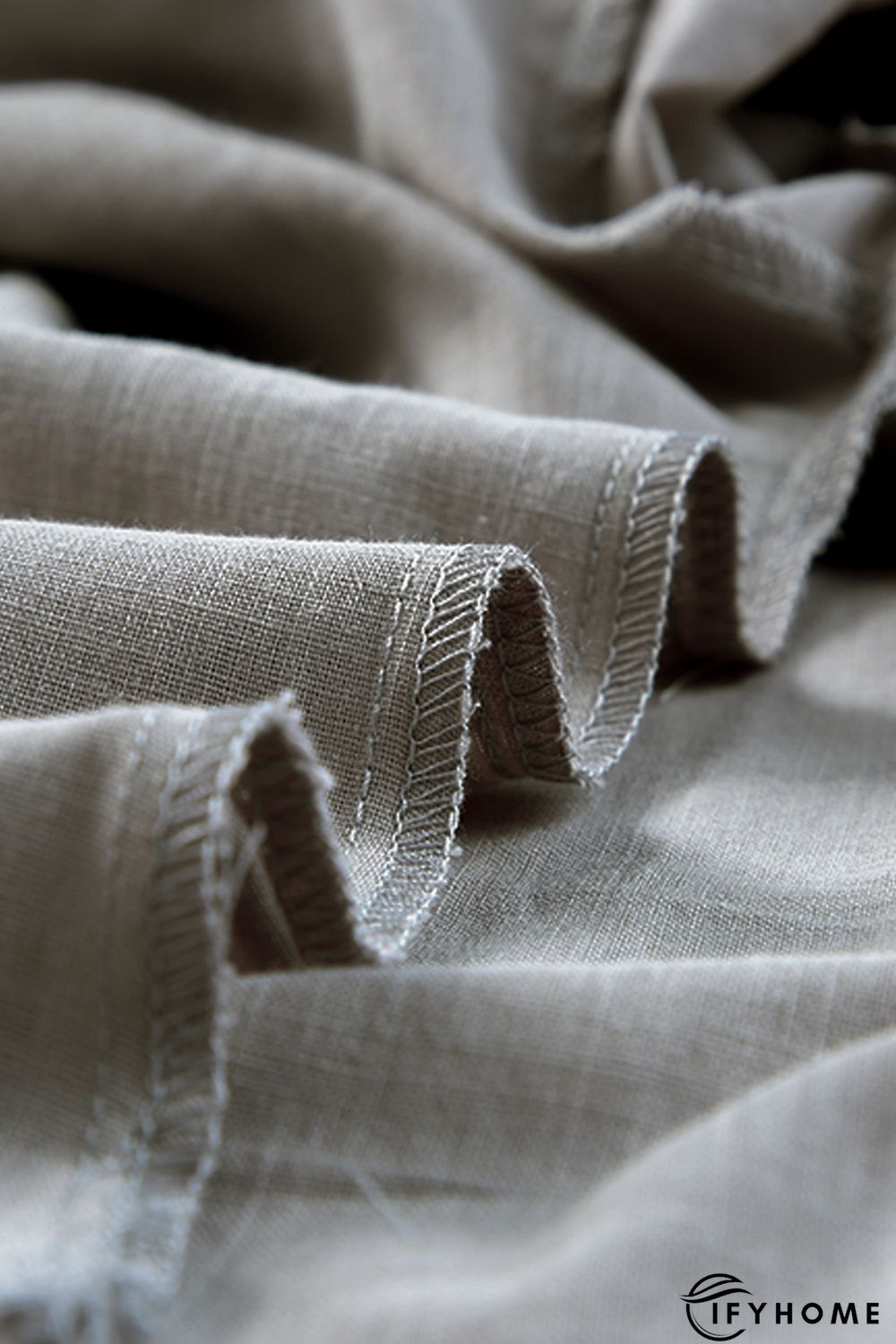 Gray Lightweight Shirt Style Beach Cover Up | IFYHOME