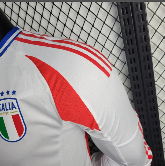 2024 Italy Away Long sleeve Player Version Football jersey Thai Quality