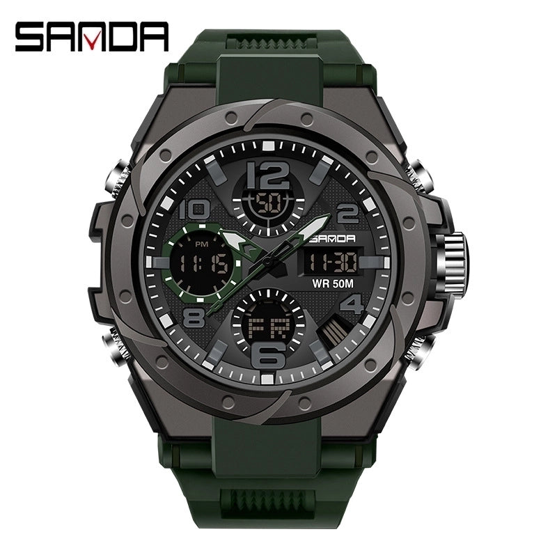 Modern Style Solid Color Electronic Men’s Watches