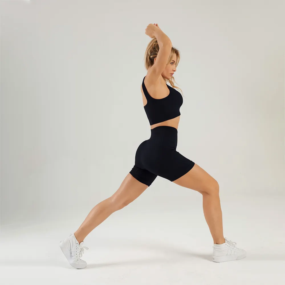 Workout leggings and bra set