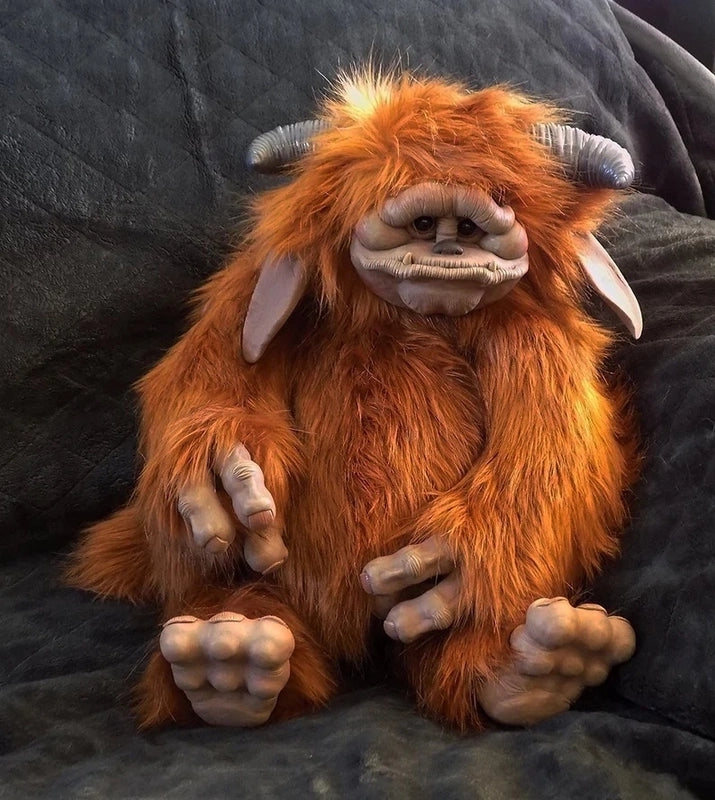 Independent Station Ludo Baby Doll From Maze Red Big Mouth Strange Animal Plush Doll Ornaments