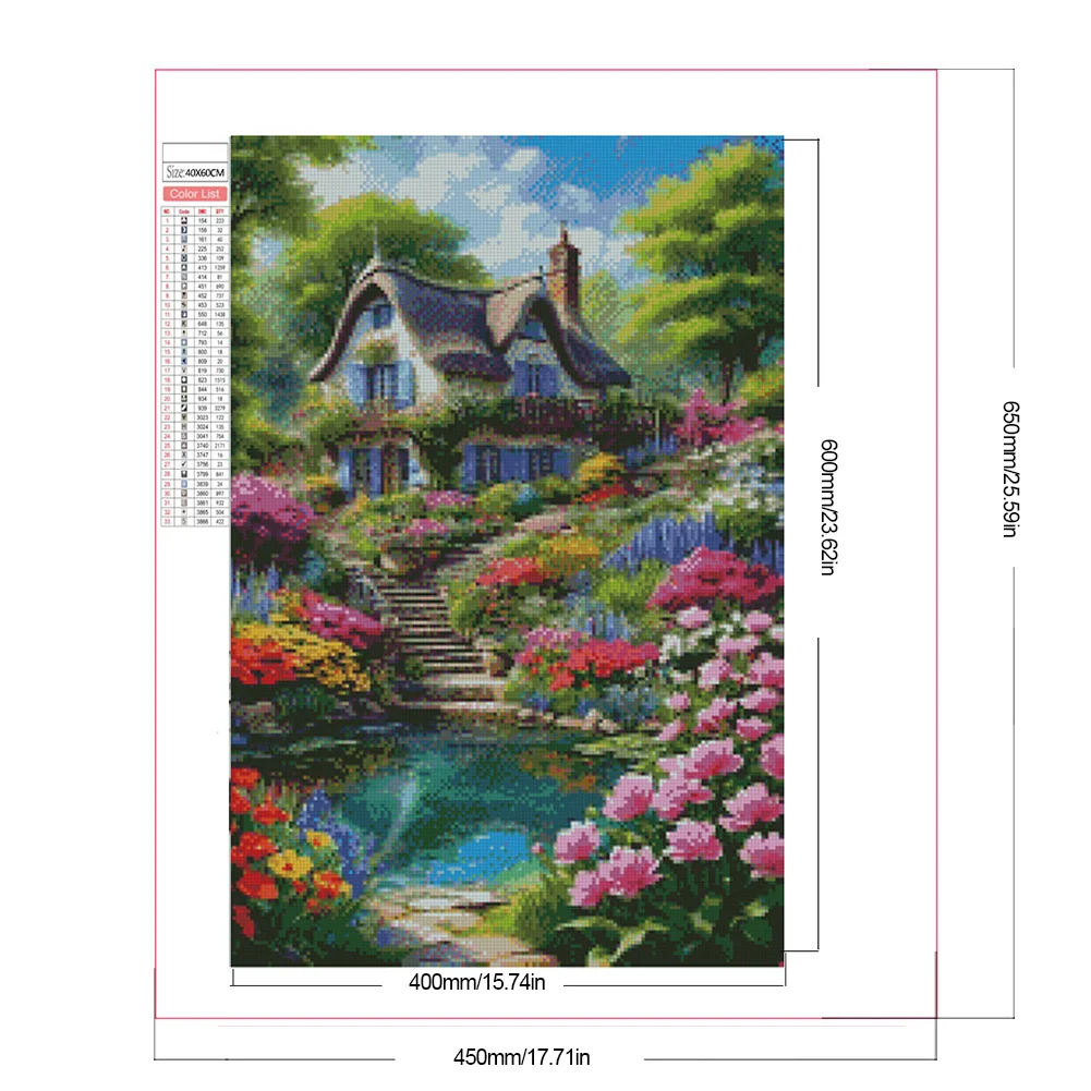 Partial AB Diamond Painting - Full Round Drill - Scenery(Canvas|45*65cm)