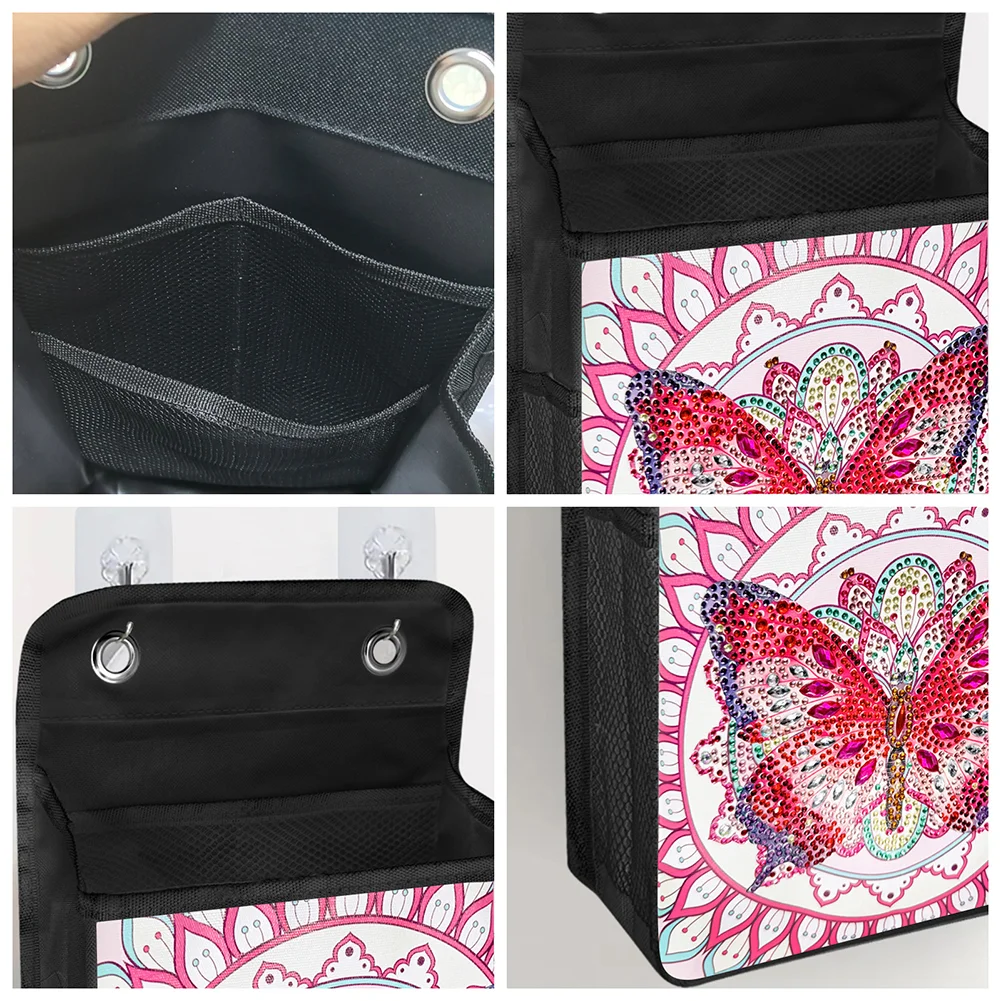 DIY Butterfly Diamond Painting Storage Bag Diamond Art Sundries Holder Bag