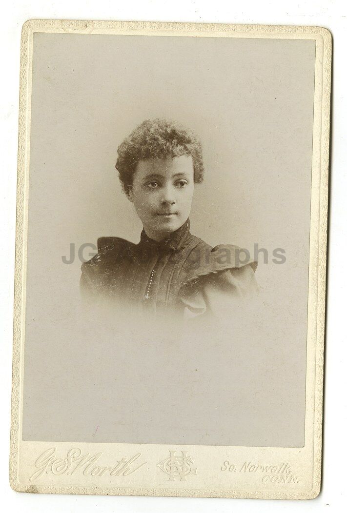 19th Century Fashion - 1800s Cabinet Card Photo Poster paintinggraph - G.S. North of Norwalk, CT