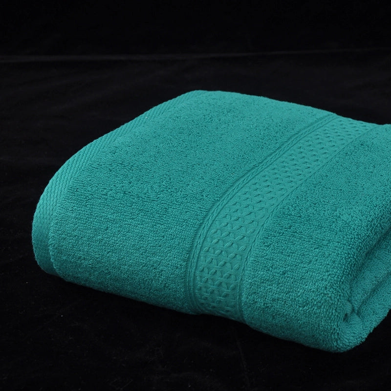 Factory Plain Cotton Bath Towel Household Soft Absorbent Cotton Bath Towel Plain Road Bath Towel New 11 Colors