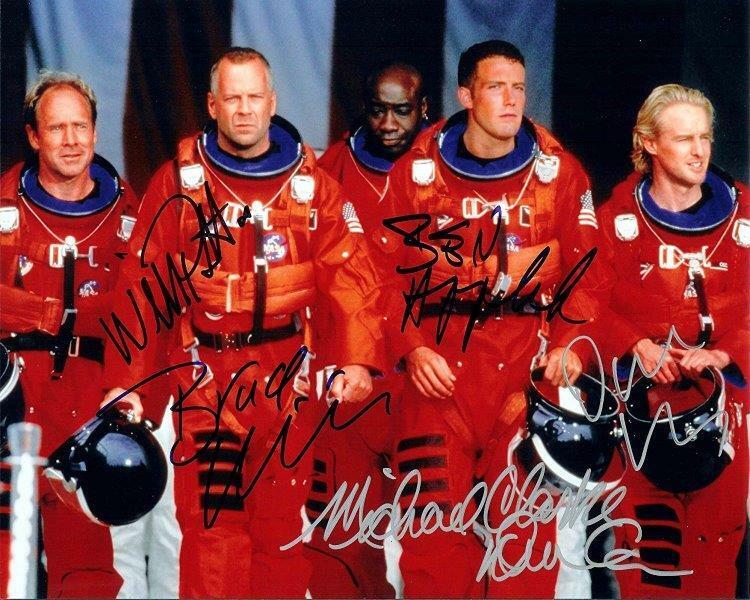 REPRINT - ARMAGEDDON Bruce Willis Autographed Signed 8 x 10 Photo Poster painting Poster