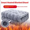 Smart Heating Blanket USB Heated Shawl Wraps Electric Thermal Blanket for Home