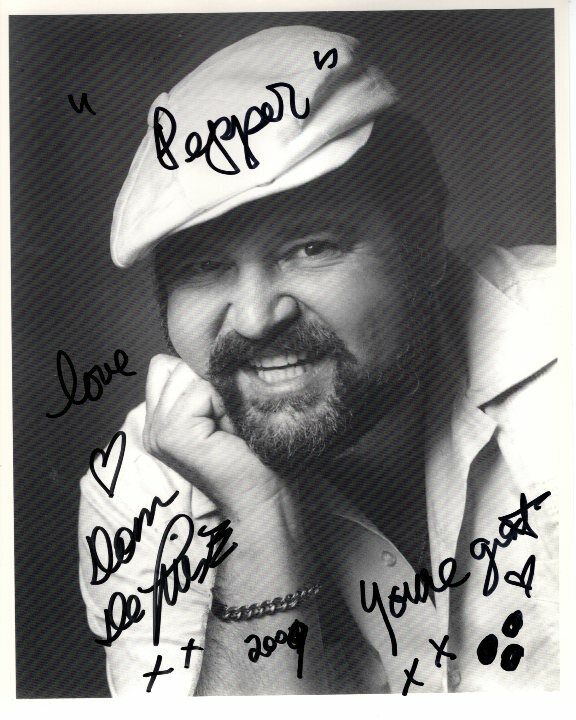 DOM DELUISE Autographed Signed Photo Poster paintinggraph - To Pepper