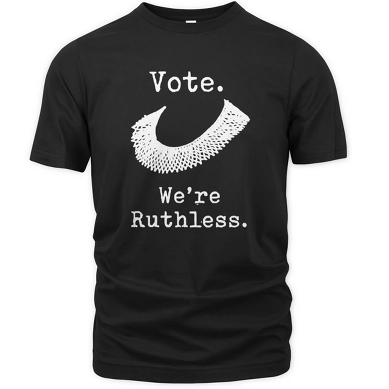 Casual "We Are Ruthless"print Short SleeveT-shirt