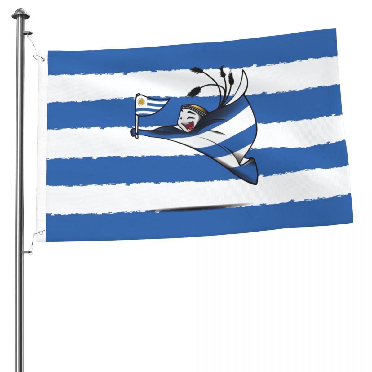 Uruguay World Cup 2022 Mascot 2x3 FT UV Resistant Flag