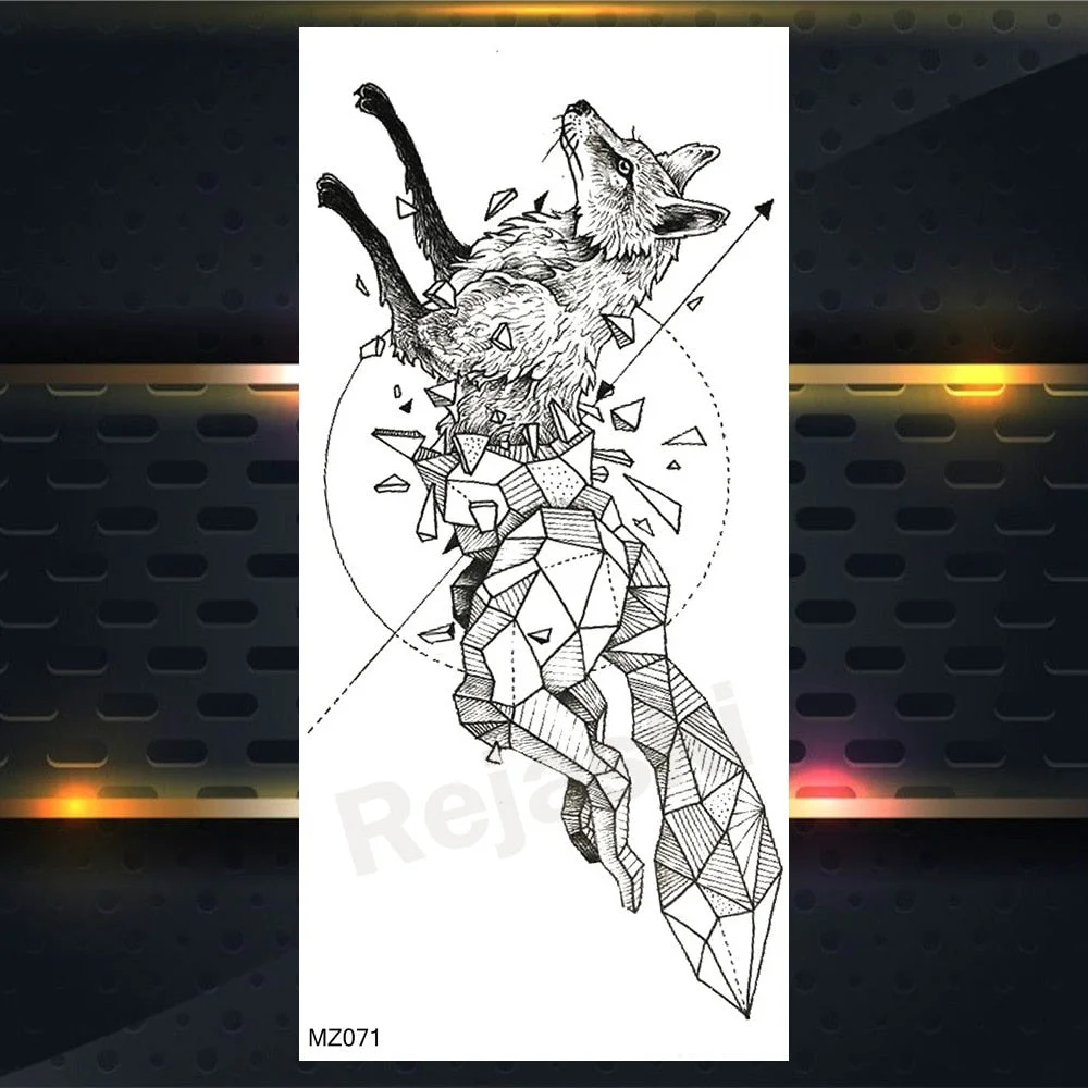 3D Astronaut Watercolour Temporary Tattoos For Kids Women Men Universe Space Men Fake Tattoo Cosmonaut Planet Dolphin Tatoo Leg