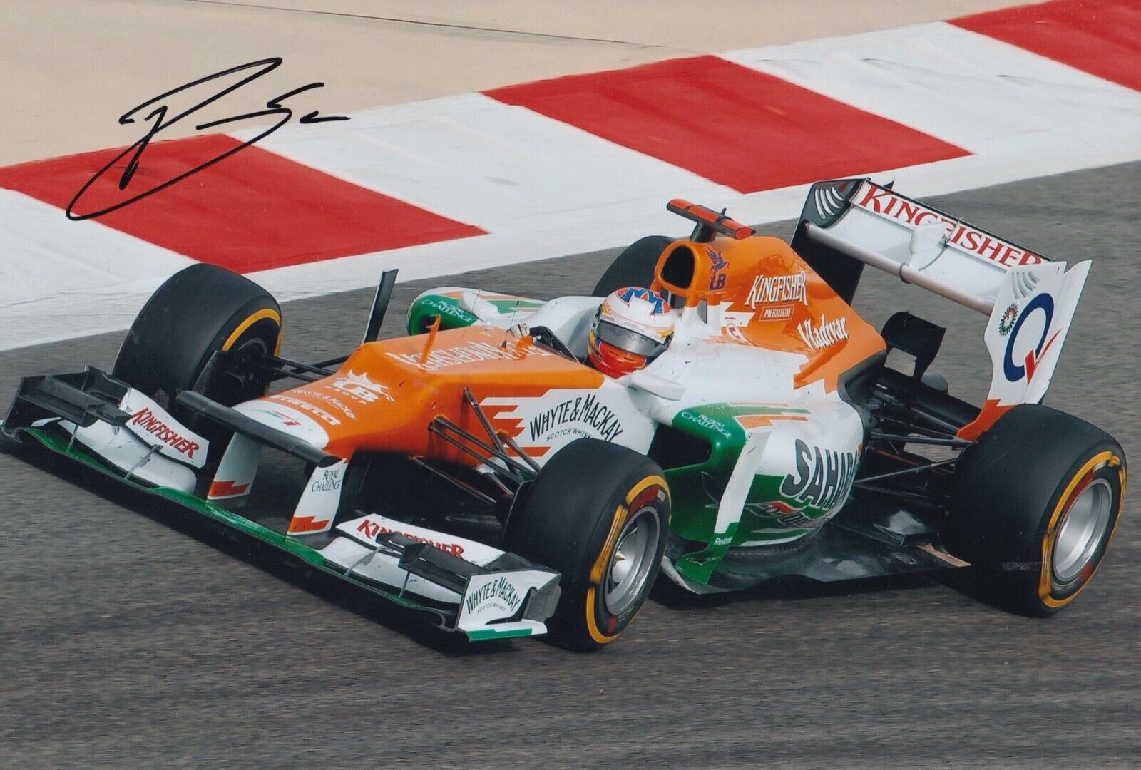 Paul di Resta Hand Signed 12x8 Photo Poster painting F1 Autograph Force India