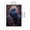 (Big Size)Crow - 11CT Stamped Cross Stitch - 40*60cm - Bird