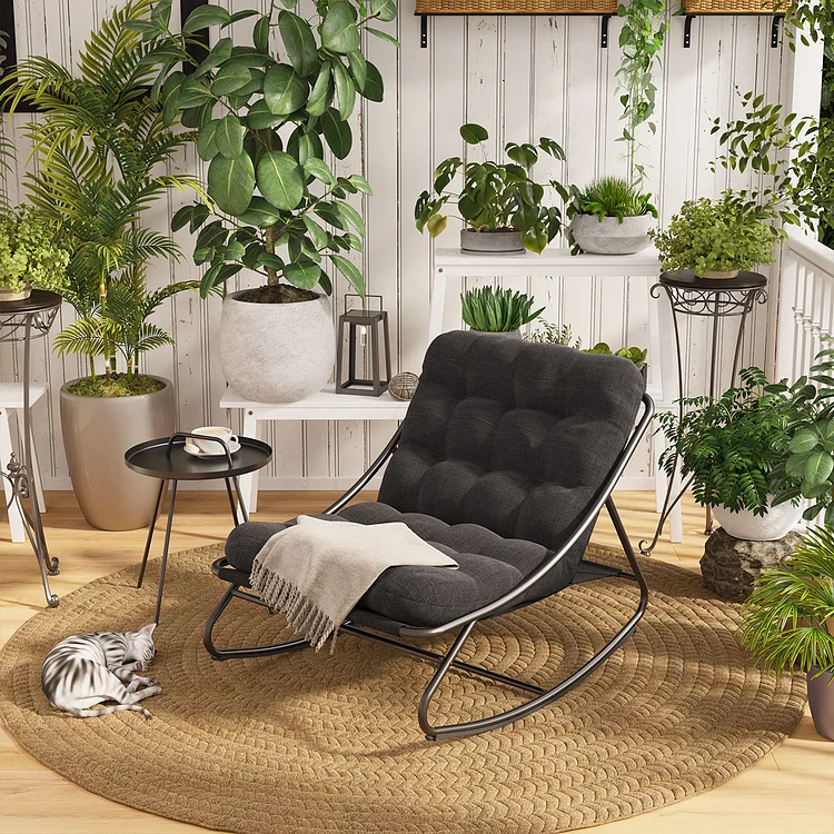 patio rocking chairs patio swing oversized outdoor rocking