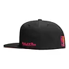 Mitchell & Ness Color Bomb Charlotte Hornets 5 Years Patch Hat - Black