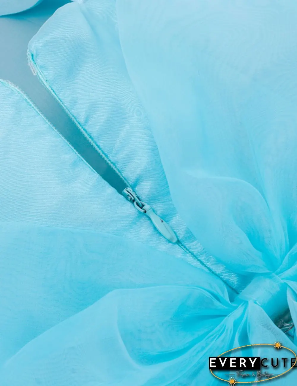Girls Sleeveless Organza Dress Birthday Wedding Party Princess Prom Dresses